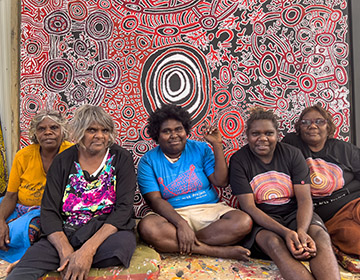 Image of Women’s Collaborative Project – Nancy Donegan, Pamela Hogan, Kendrea Hogan, Kunmanara Walker and Donna Brown.