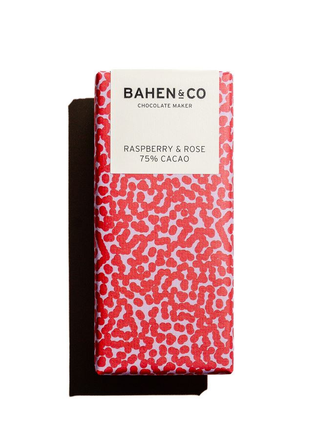 Image of Raspberry & Rose 75% Cacao | Bahen & Co Chocolate