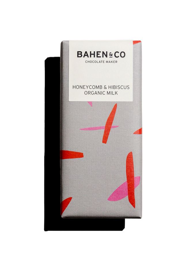 Image of Honeycomb & Hibiscus - Organic Milk | Bahen & Co Chocolate
