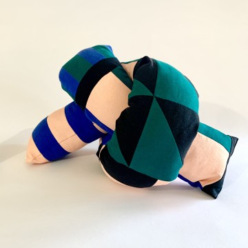 Image for Patchwork Knot Cushion | Mamy Hews