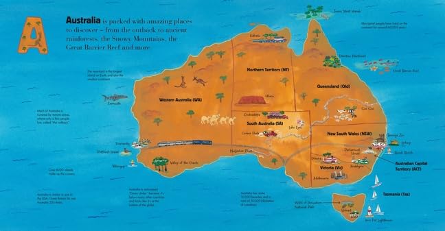 Image of A is for Australia (HC) | Frane Lessac