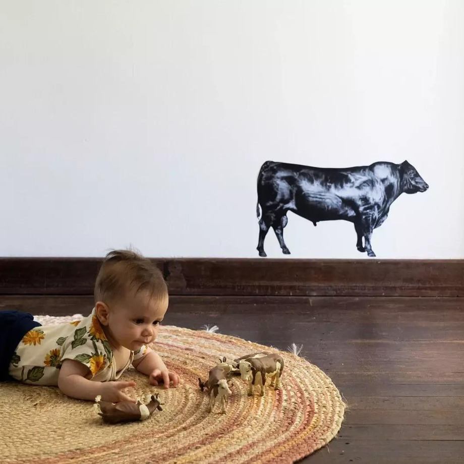 Image of Bull (Right) Wall Decal ALR-RBUL