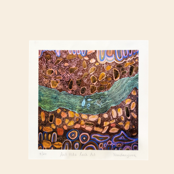 Image for Juluwarlu Giclee Print - Ant Hills Rock Art | Yandanyirra