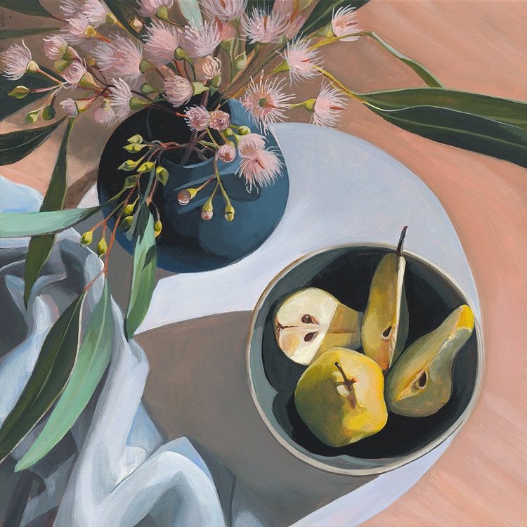 Image of Autumn Offerings 40x40cm | Sarah Abbott