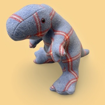Image for T-Rex Toy Blue + Red | Julia Warren