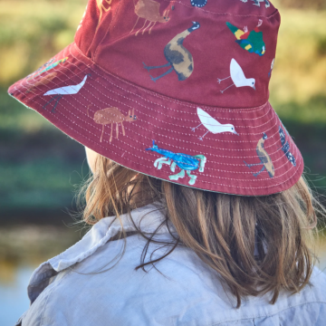 Image for Juluwarlu Bucket Hat - thalu-ngarli (animals)
