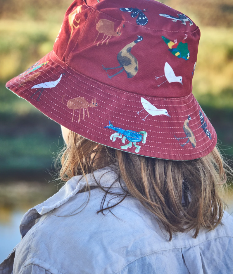Image of Juluwarlu Bucket Hat - thalu-ngarli (animals)