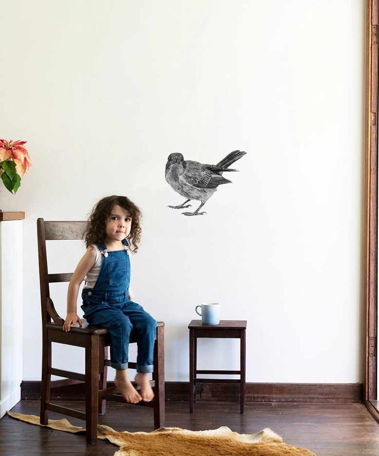 Image of Butcherbird Wall Decal ALR-BUTC