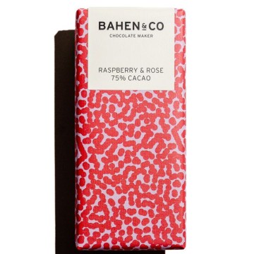 Image for Bahen & Co Chocolate | Raspberry & Rose 75% Cacao