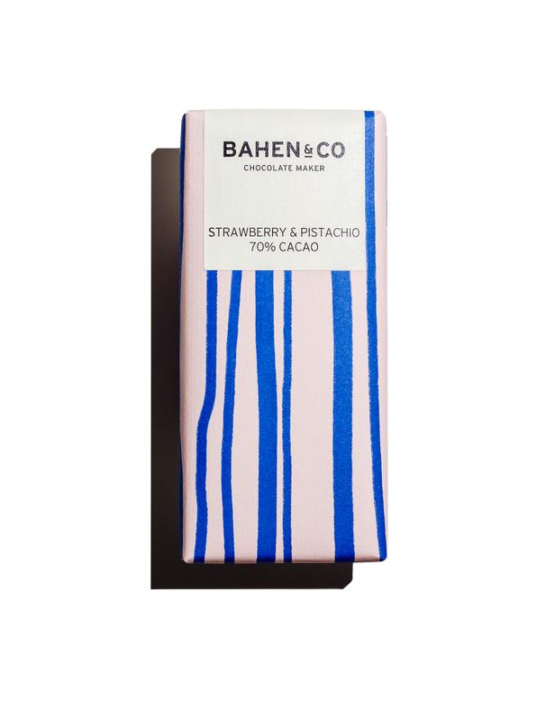 Image of Strawberry & Pistachio 70% Cacao | Bahen & Co Chocolate
