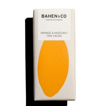 Image for Bahen & Co Chocolate | Orange & Hazelnut 75% Cacao