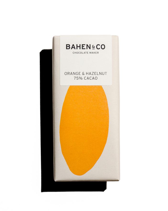 Image of Orange & Hazelnut 75% Cacao | Bahen & Co Chocolate