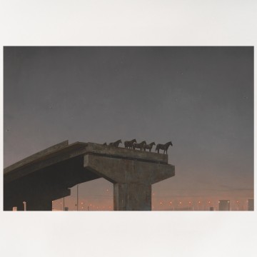 Image for Archival Print | City Limits (Horses)