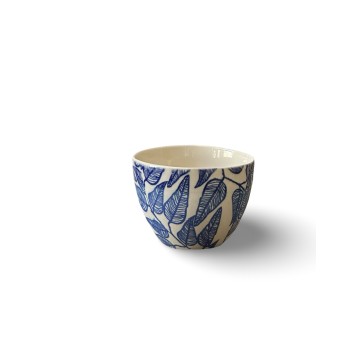 Image for Cappucino Cup | Eucalyptus Leaf Design - FW42