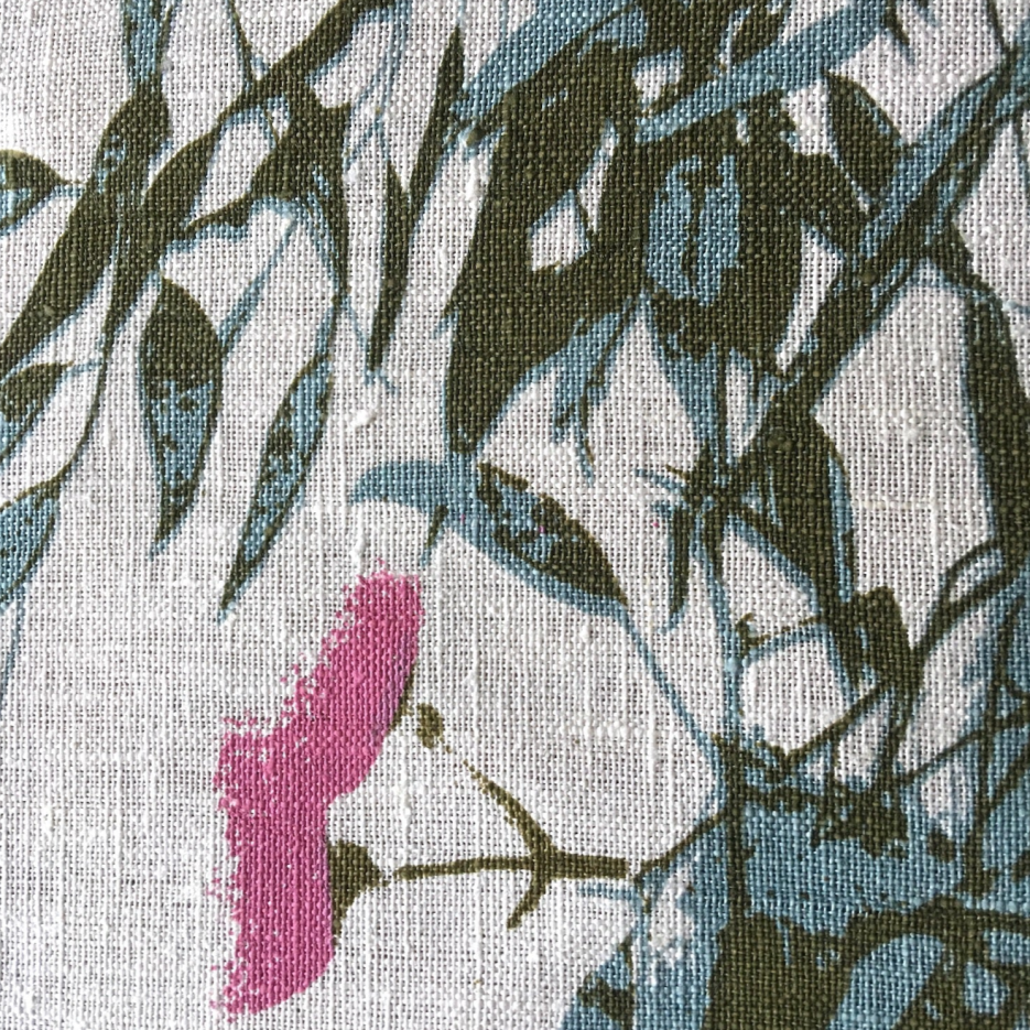 Image of Linen Tea Towel - Eucalyptus Caesia