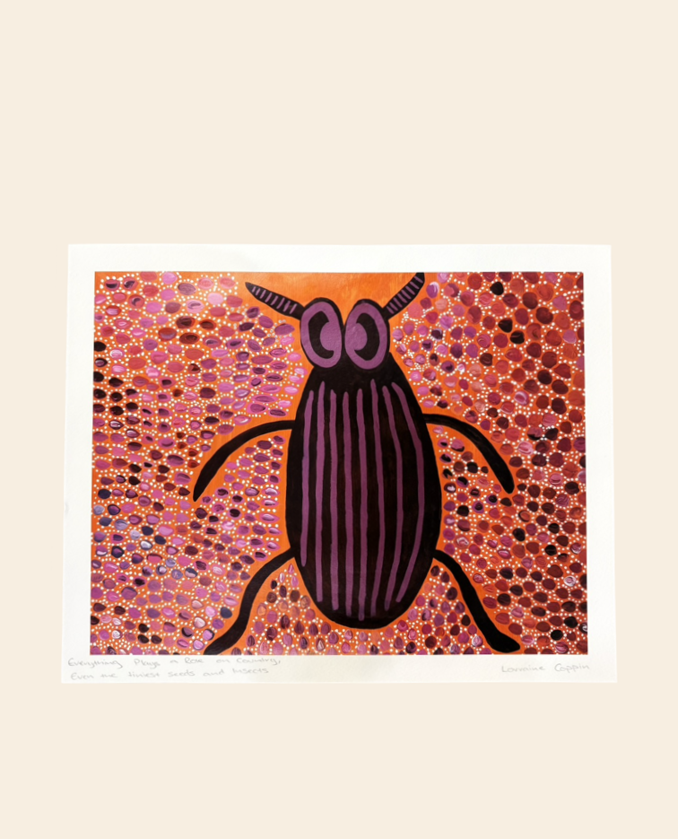 Image of Juluwarlu Print Giclee - Everything Plays a Role on Country | Lorraine Coppin