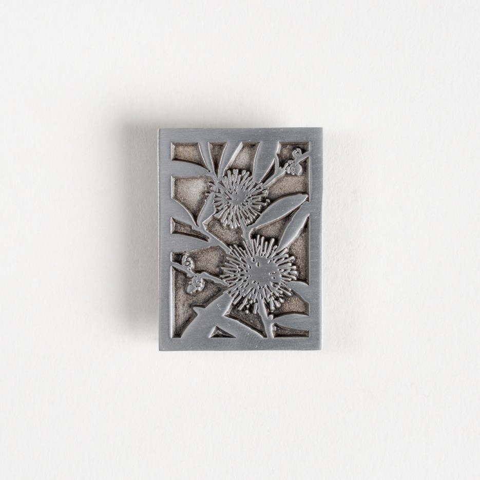 Image of ZJ Pincushion Hakea Pewter Brooch
