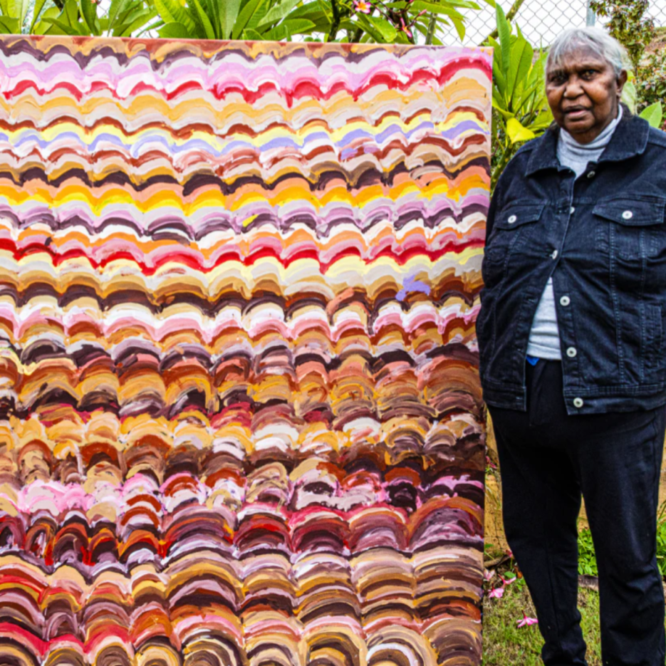 Image of Juluwarlu Fabric - Yindjibarndi Munda Hills