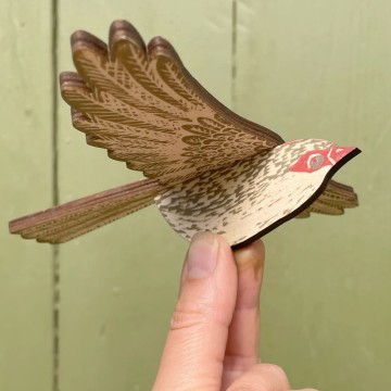 Image for Bird Mobile | Superb Fairy Wren Female