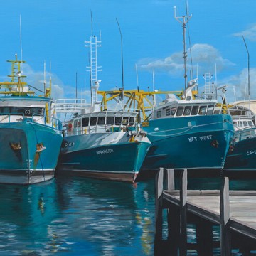 Image for Fishing Boat Harbour 2 | 26cm x 40cm