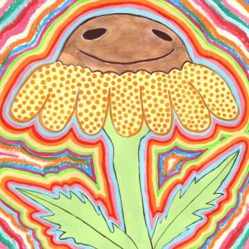 Image for Fluro Flower | Digital Print A3