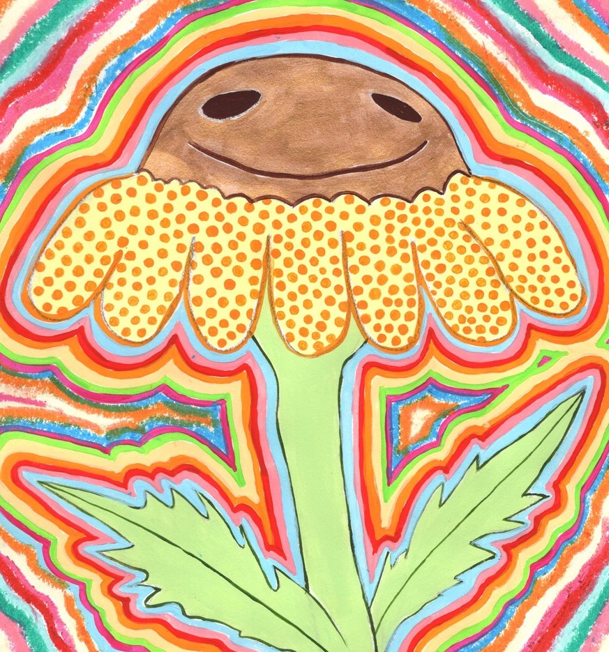 Image of Fluro Flower | Digital Print A3