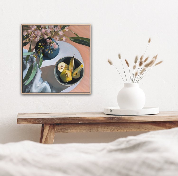 Image of Autumn Offerings 40x40cm | Sarah Abbott