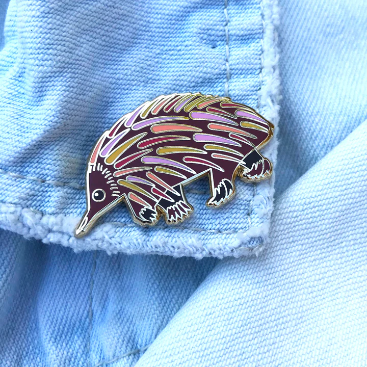 Image of Echidna Enamel Pin | Braw Paper Co.