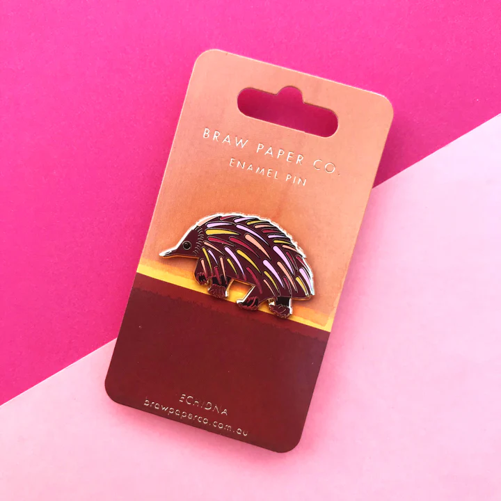 Image of Echidna Enamel Pin | Braw Paper Co.