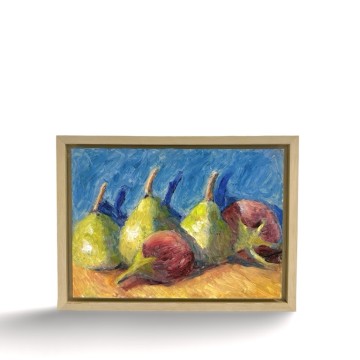 Image for Baby Eggplants and Pears Oil Painting | BJA