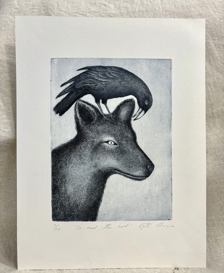 Image of TK Print So Said The Bird 2/25 Etching 280