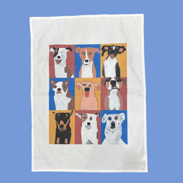 Image for Teatowel | Dog Portraits (RJ)