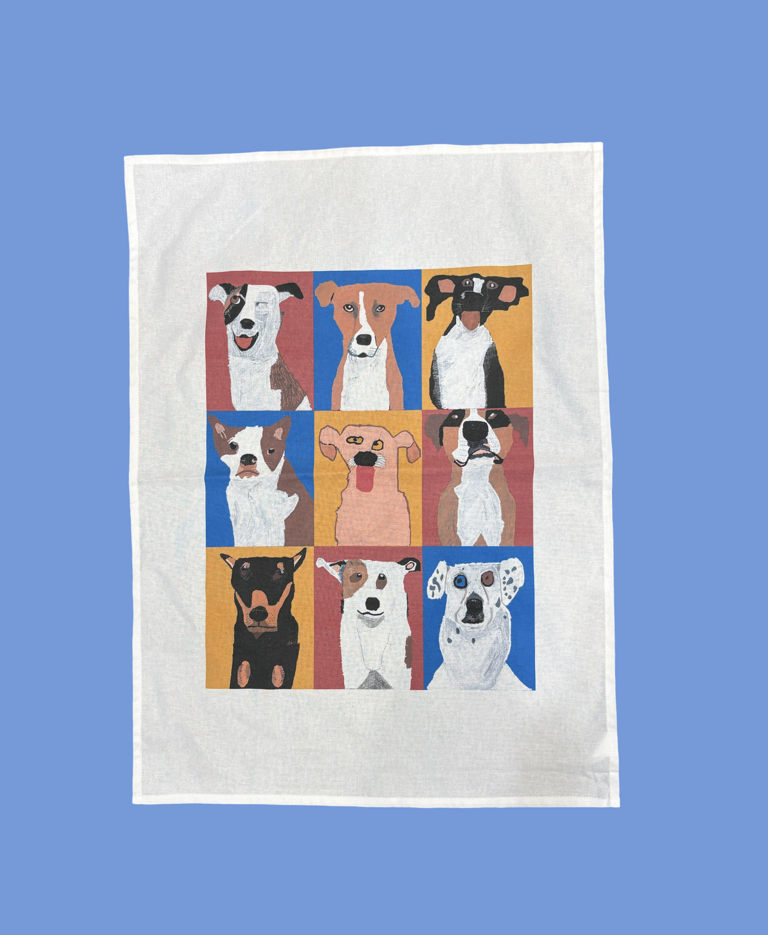 Image of Teatowel | Dog Portraits (RJ)