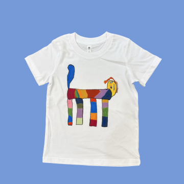 Image for Kids Tee | Multicolour Dog (RJ)