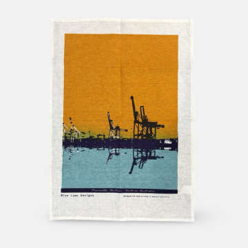 Image for Linen Tea Towel - Fremantle Harbour