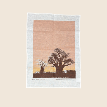 Image for Linen Tea Towel - Boab Trees