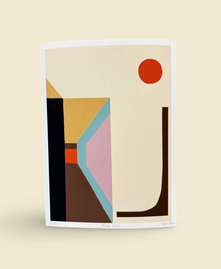 Image of Red Sun Print - Sisa Studio