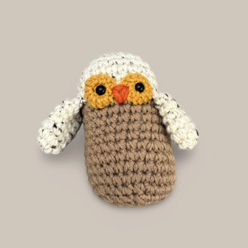 Image for HAA Owl Small Crochet | Tan