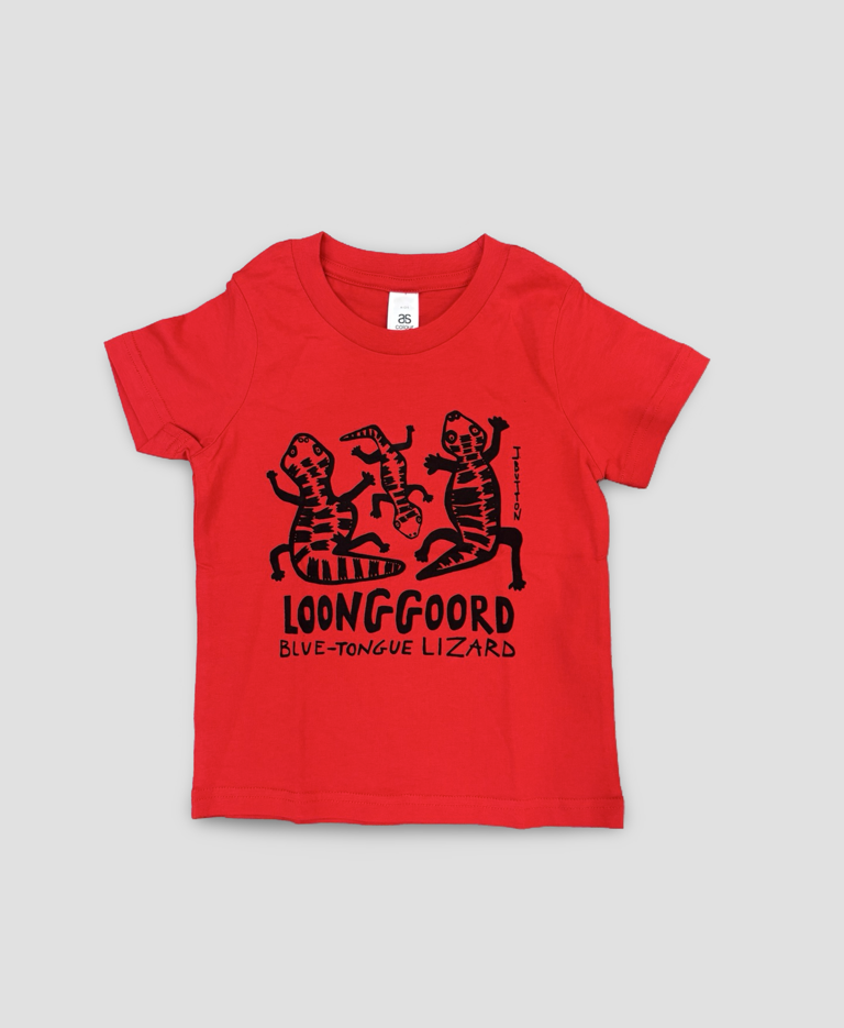 Image of JB Kids T-Shirt Loonggord - Size 2 Red/Black