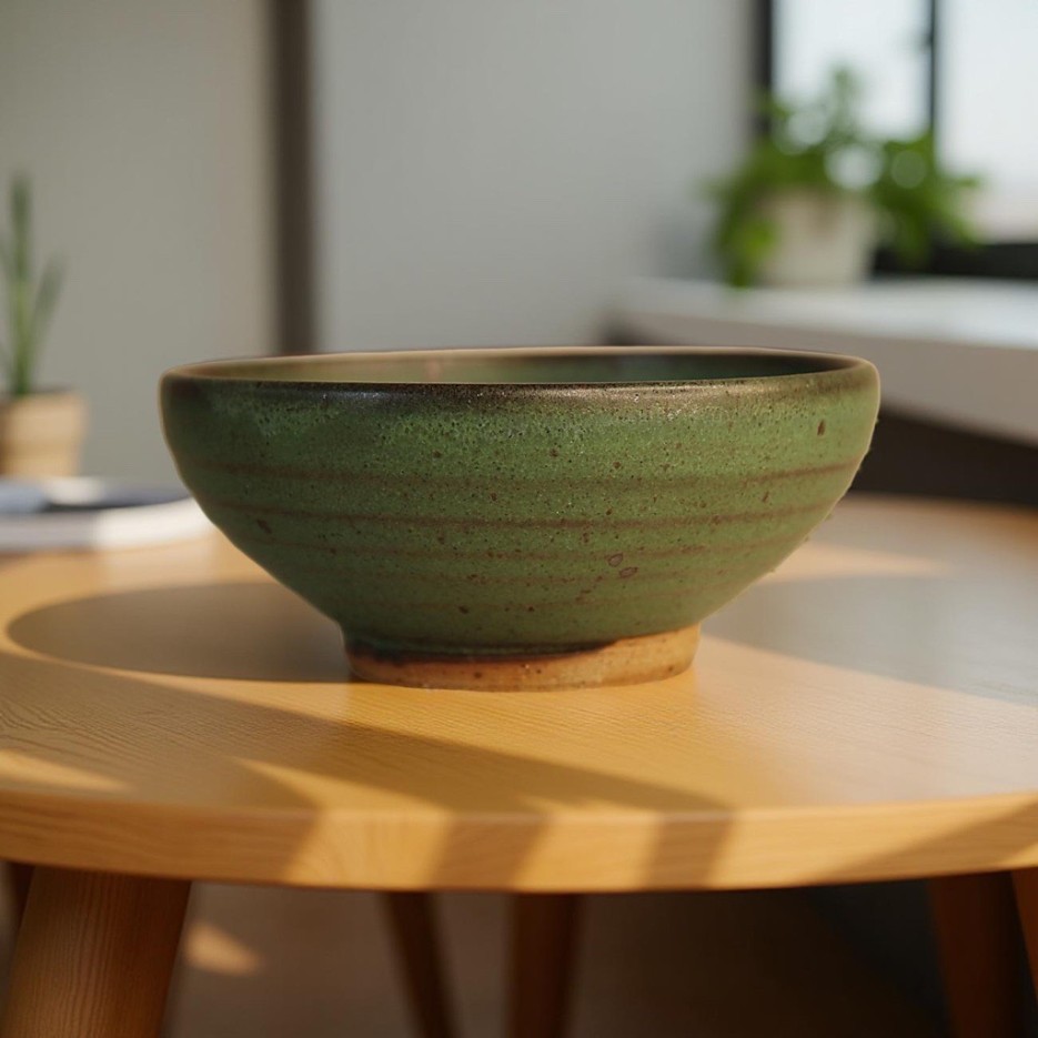 Image of Bowl 60 | Green Glaze