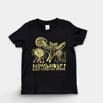 Image for JB Kids T-Shirt Nimanburr - Size 2 Black/Gold