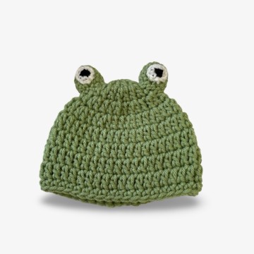 Image for Frog Beanie- 0-6 months