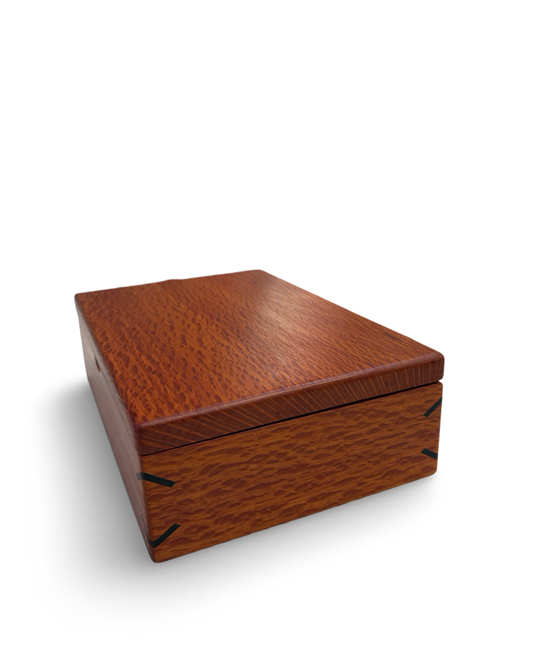 Image of Wooden Box with Tray | Sheaok 259