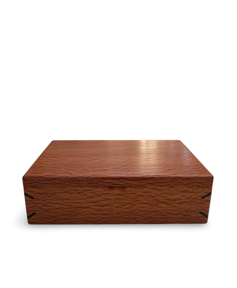 Image of Wooden Box with Tray | Sheaok 259