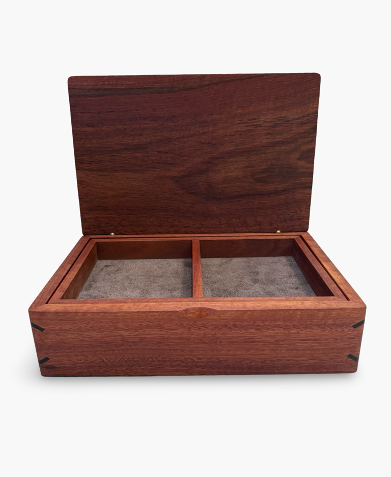 Image of Wooden Box with Tray | Jarrah 259