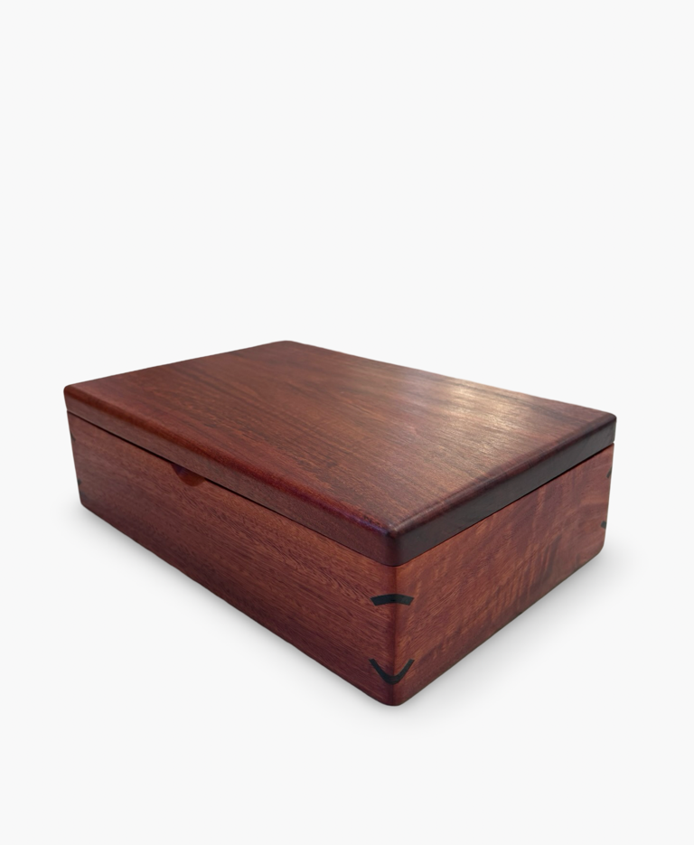Image of Wooden Box with Tray | Jarrah 259