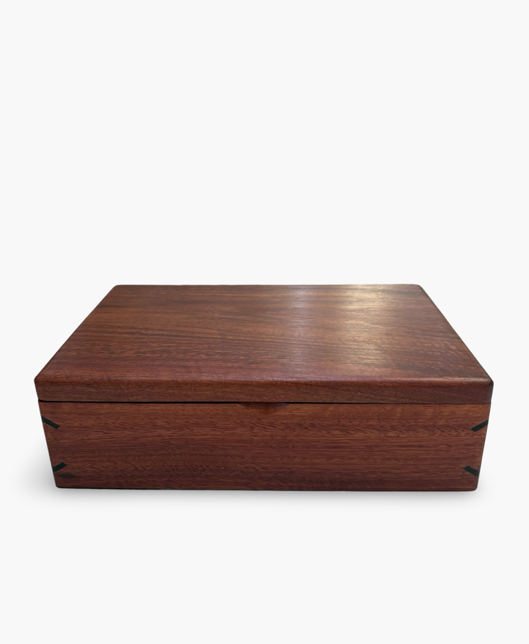 Image of Wooden Box with Tray | Jarrah 259