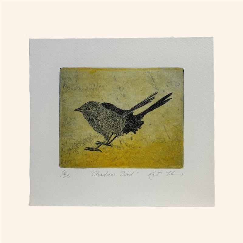 Image of TK Print Shadow Bird 5/25 Etching 350