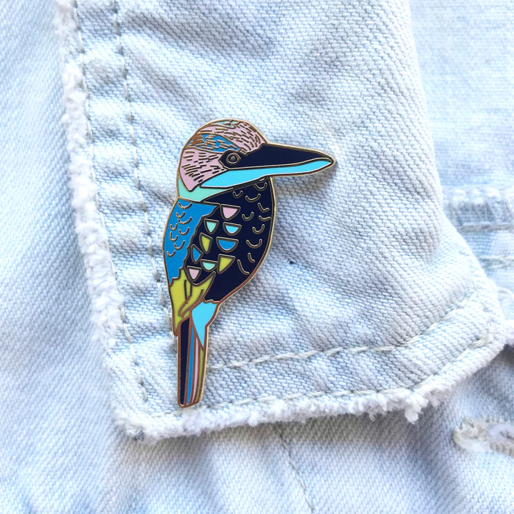 Image of Kookaburra Enamel Pin | Braw Paper Co