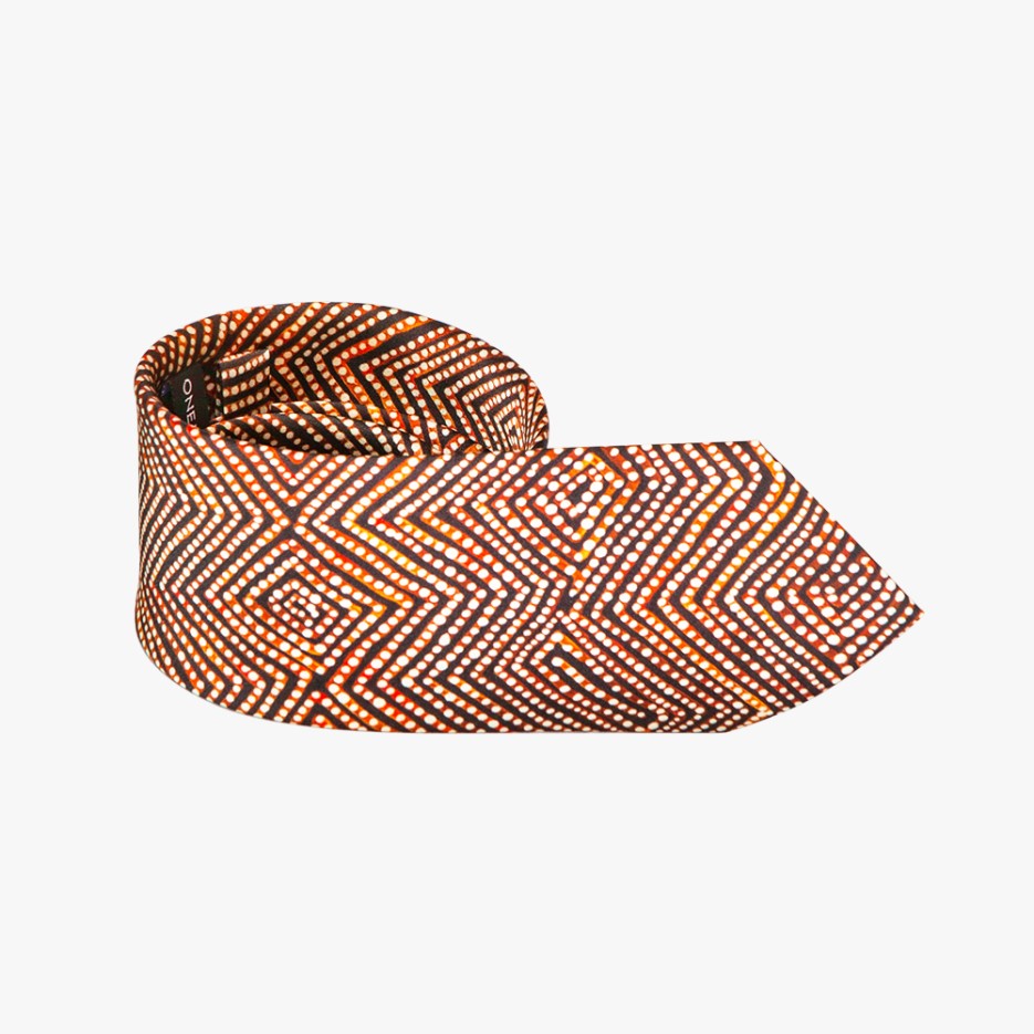 Image of Silk Tie - Walka Wiru | Phyllis Donegan